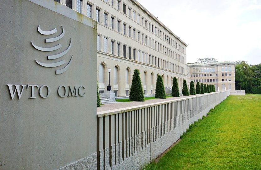 The WTO headquarters building in Geneva.